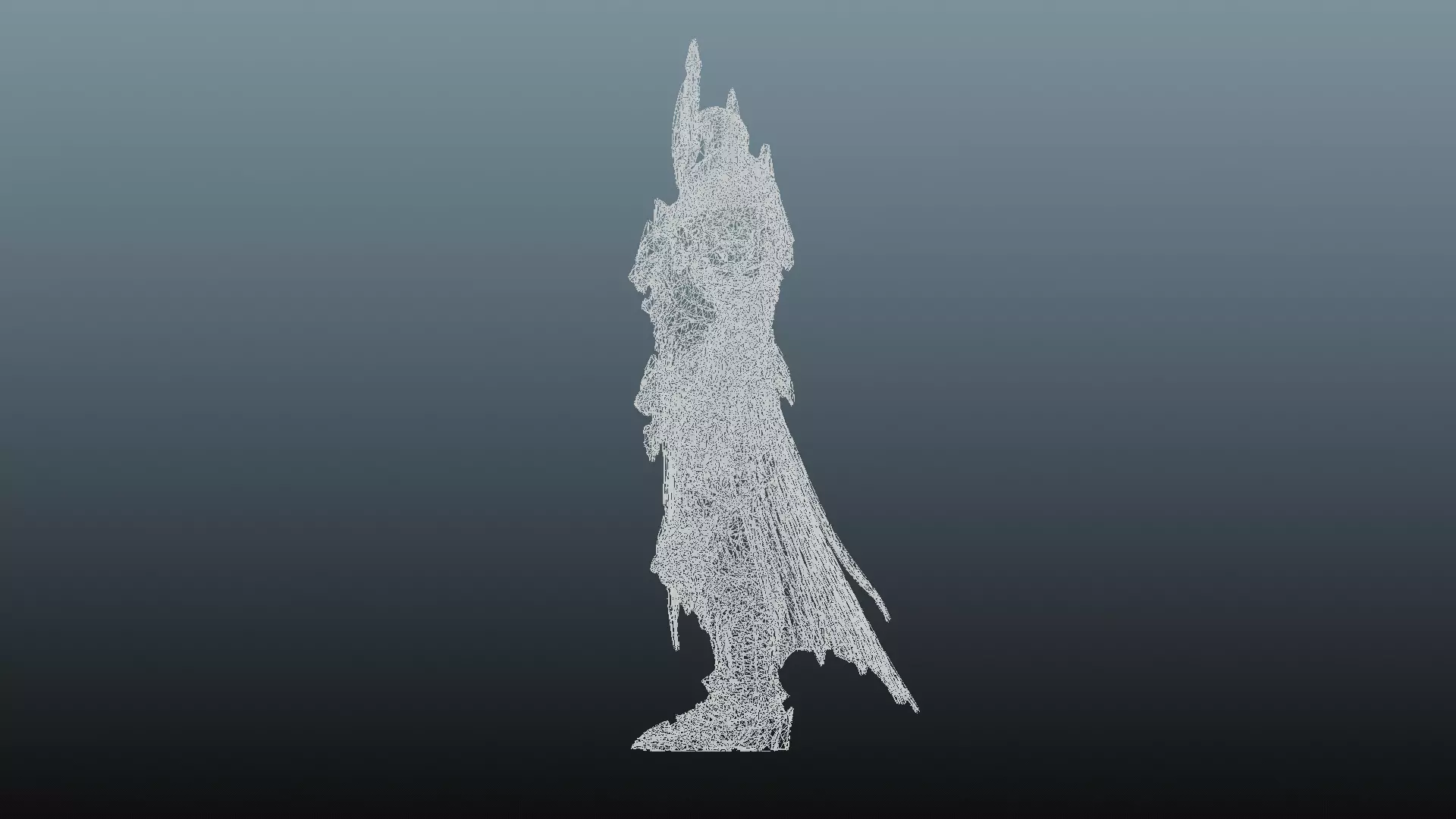 Dark knight character KM-5 3D model_12
