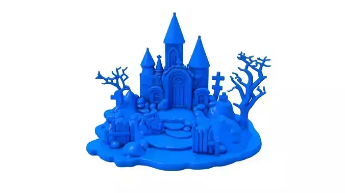 Halloween Ghost - Haunted House - Halloween Graveyard 