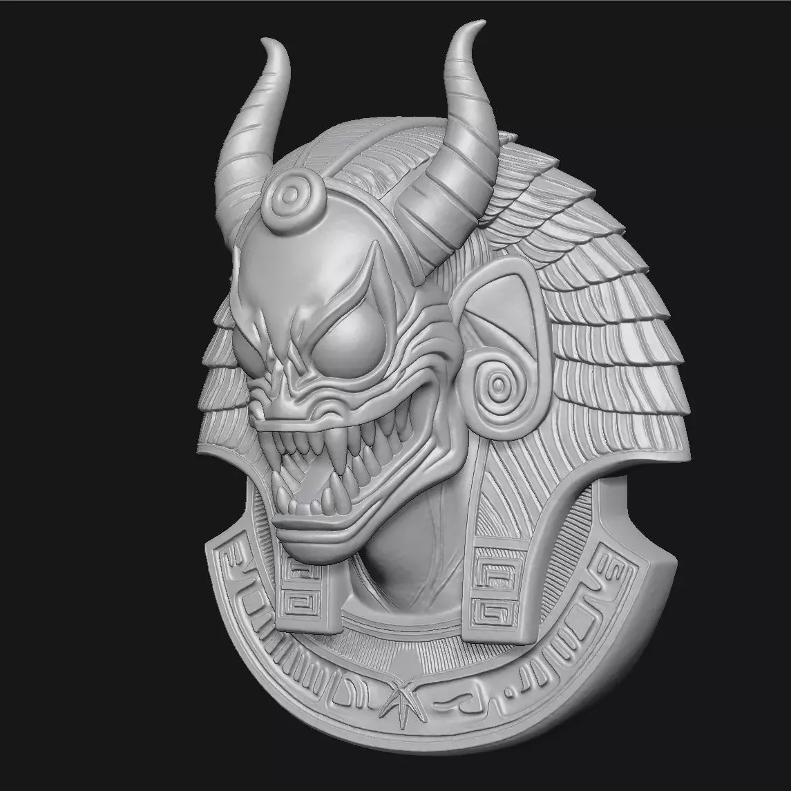 demon 3D print model_2
