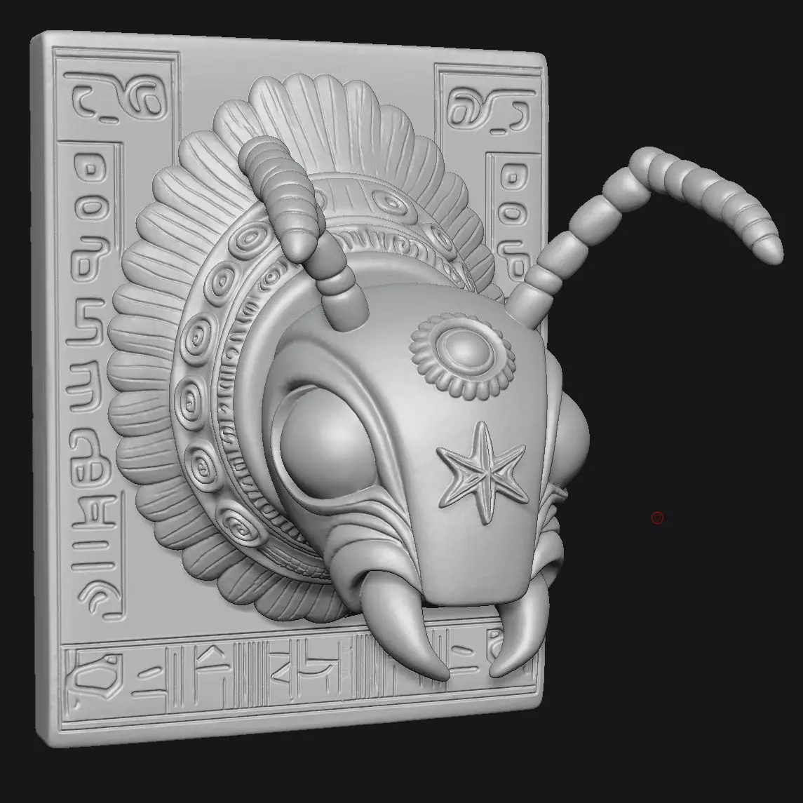 ant sculpture 3D print model_6