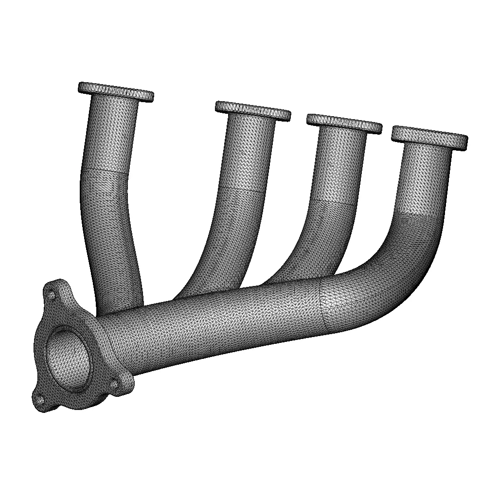 Plastic Car Exhaust Manifold Toy 3D model_6