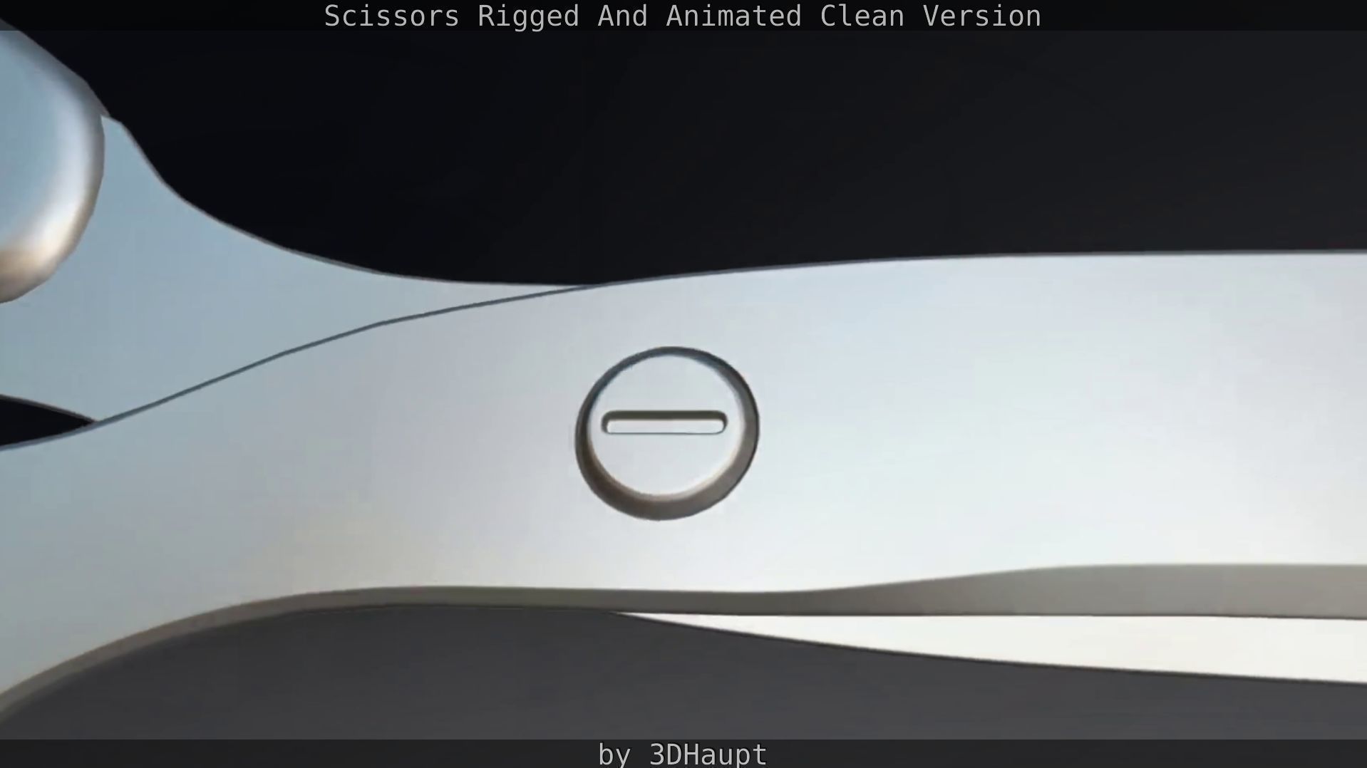 Scissors Rigged And Animated Clean Version Low-poly 3D model_79