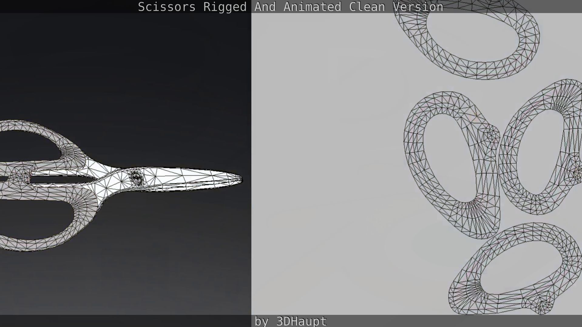 Scissors Rigged And Animated Clean Version Low-poly 3D model_71
