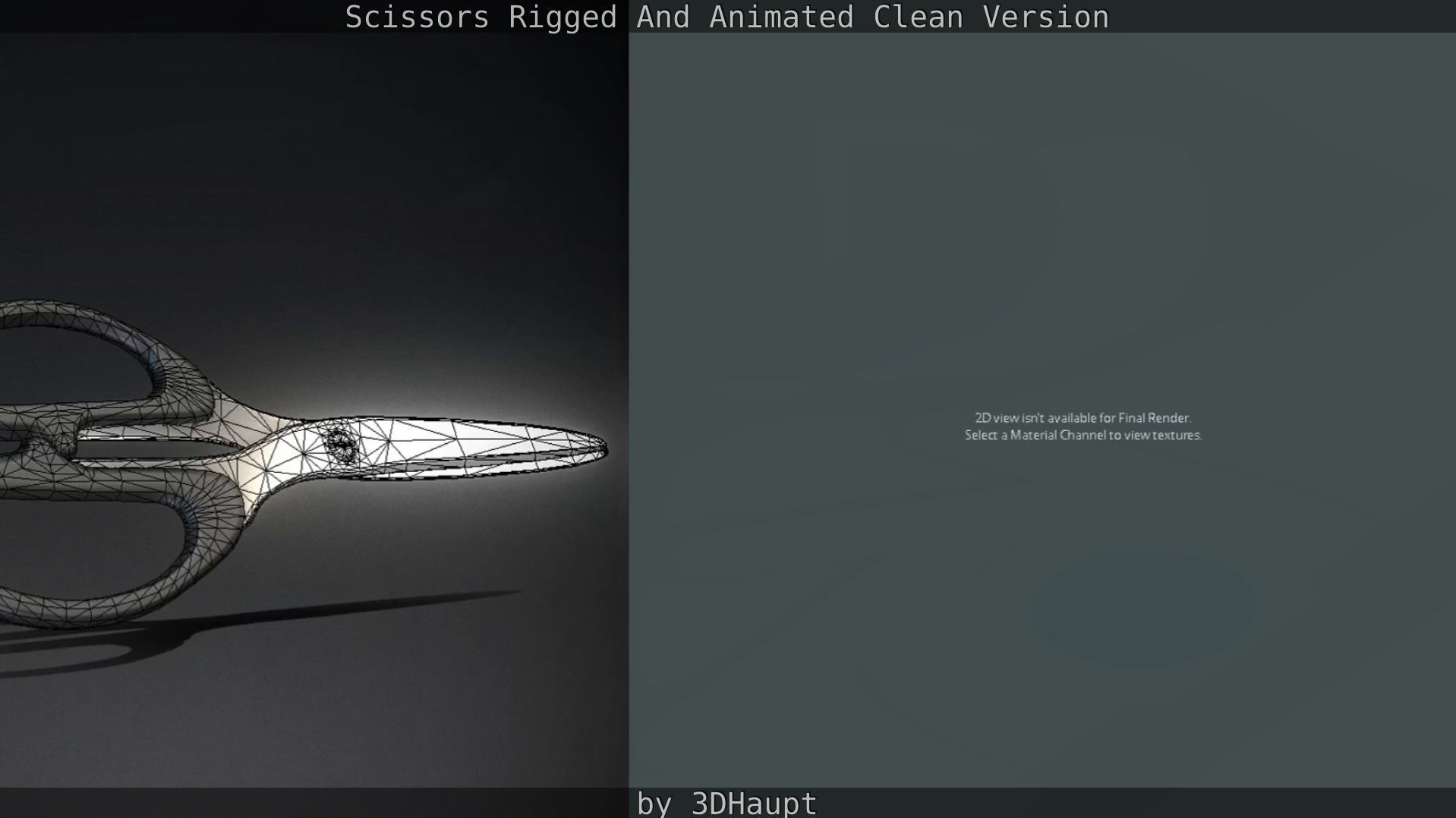 Scissors Rigged And Animated Clean Version Low-poly 3D model_74