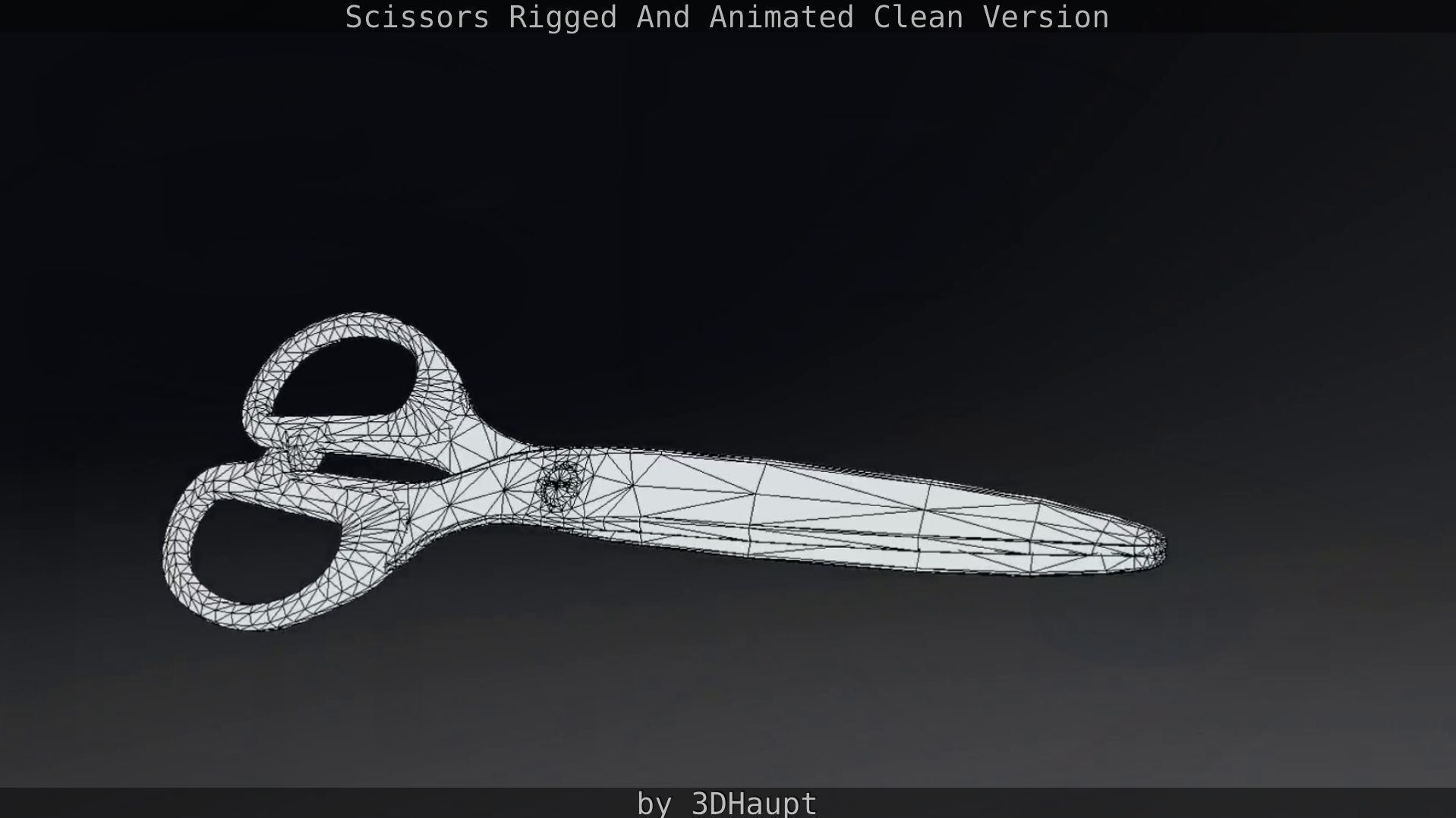 Scissors Rigged And Animated Clean Version Low-poly 3D model_48