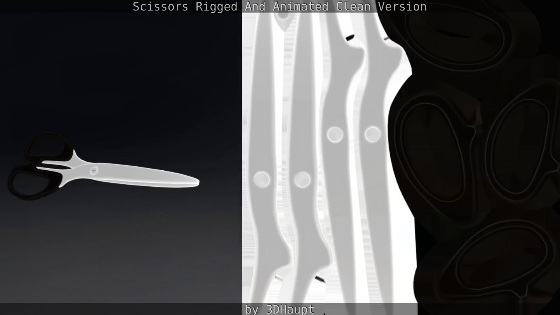 Scissors Rigged And Animated Clean Version Low-poly 3D model_52