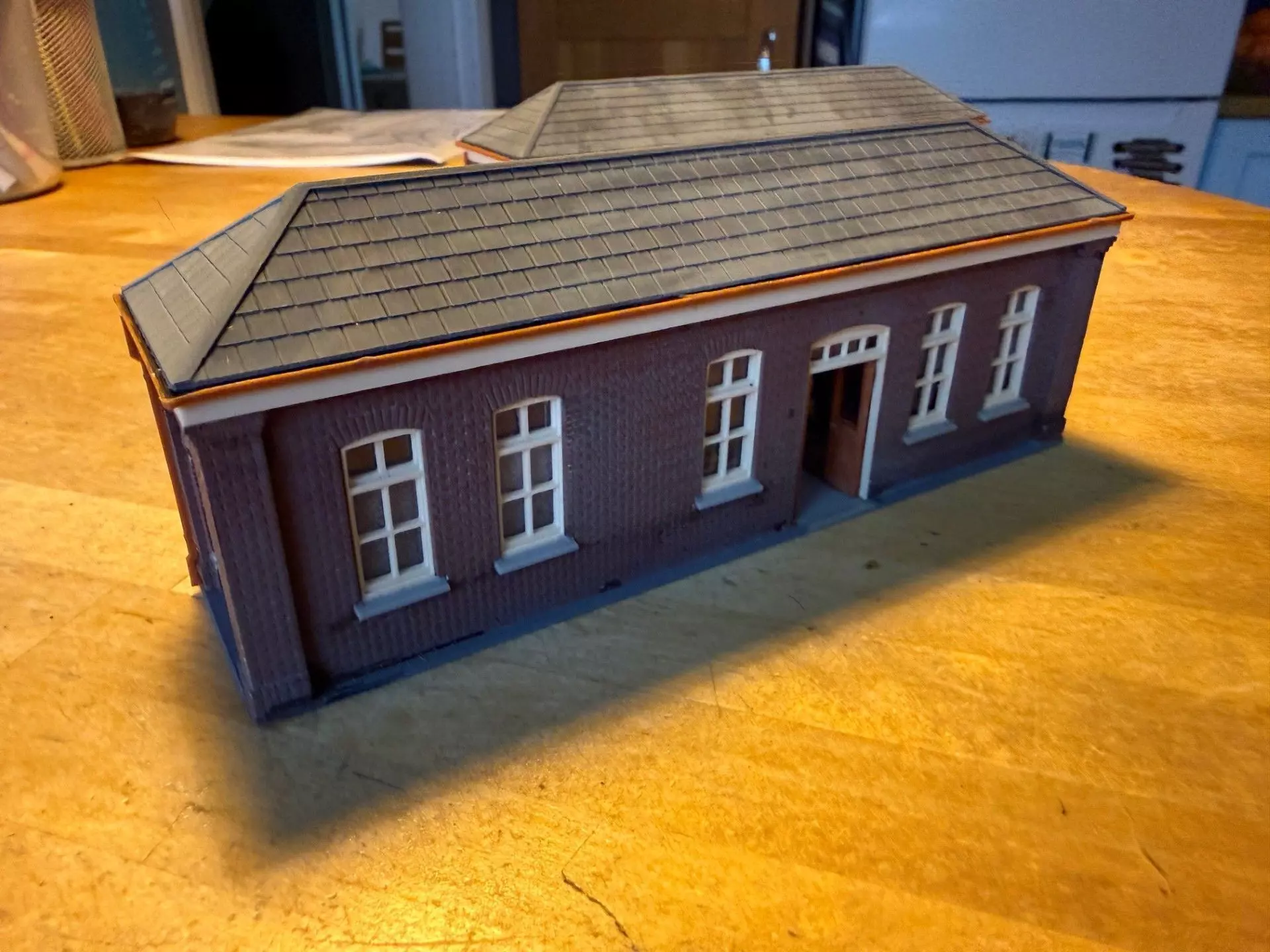 Model Railway Pair of Platform Buildings 3D print model_2