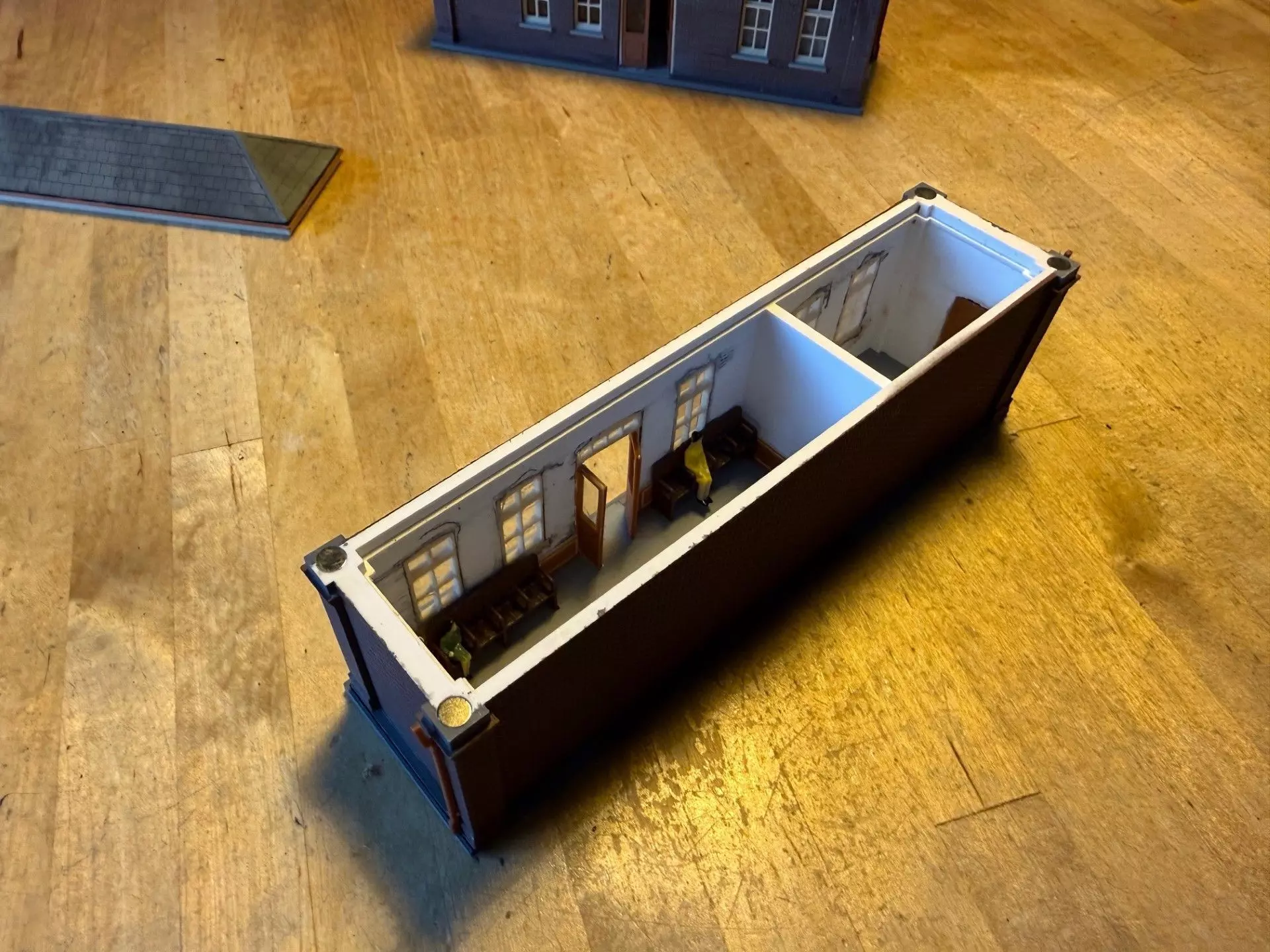 Model Railway Pair of Platform Buildings 3D print model_15