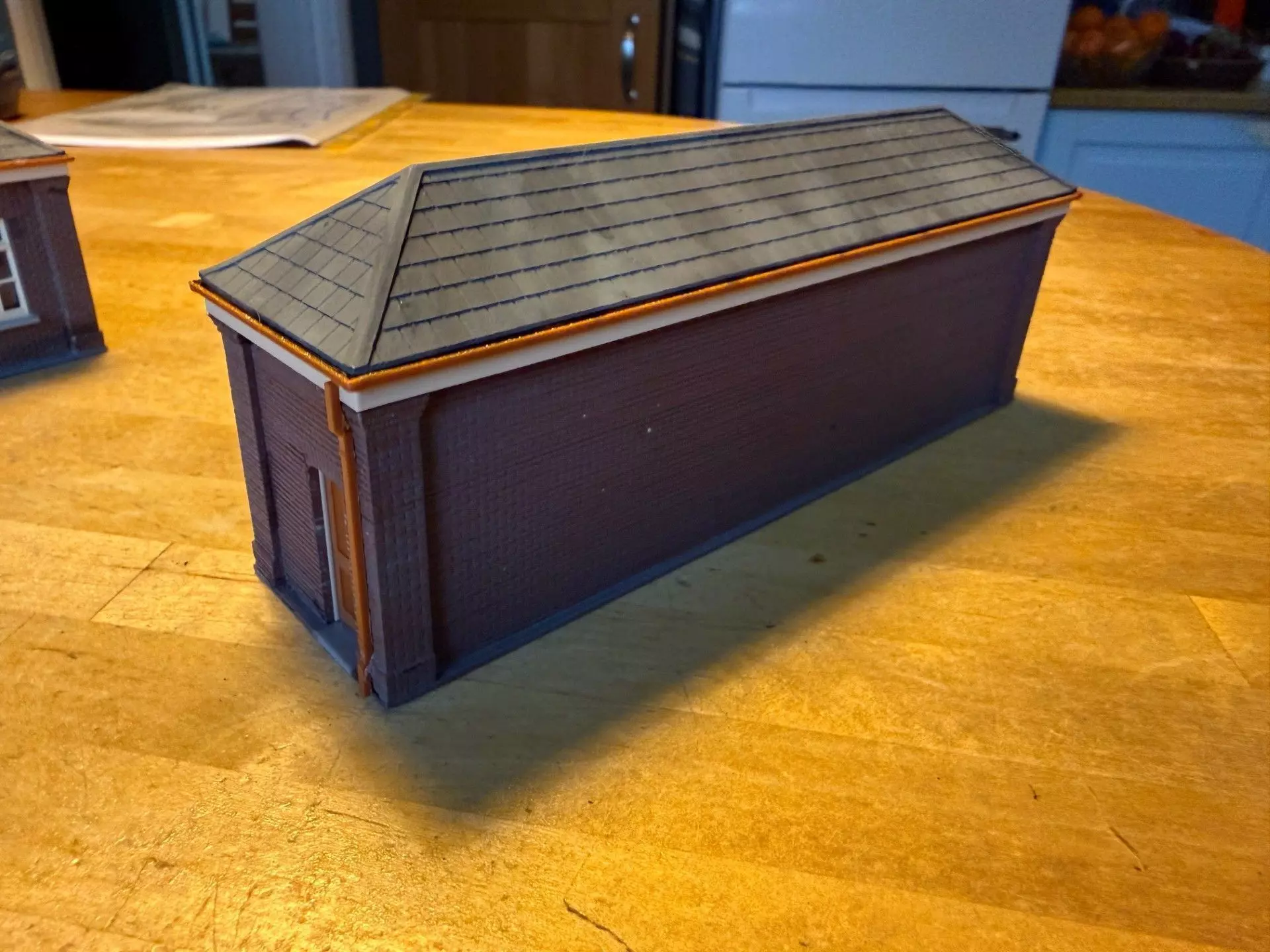 Model Railway Pair of Platform Buildings 3D print model_18