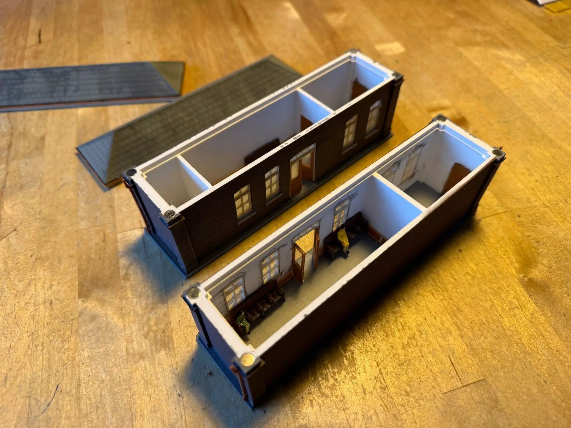 Model Railway Pair of Platform Buildings 3D print model_16