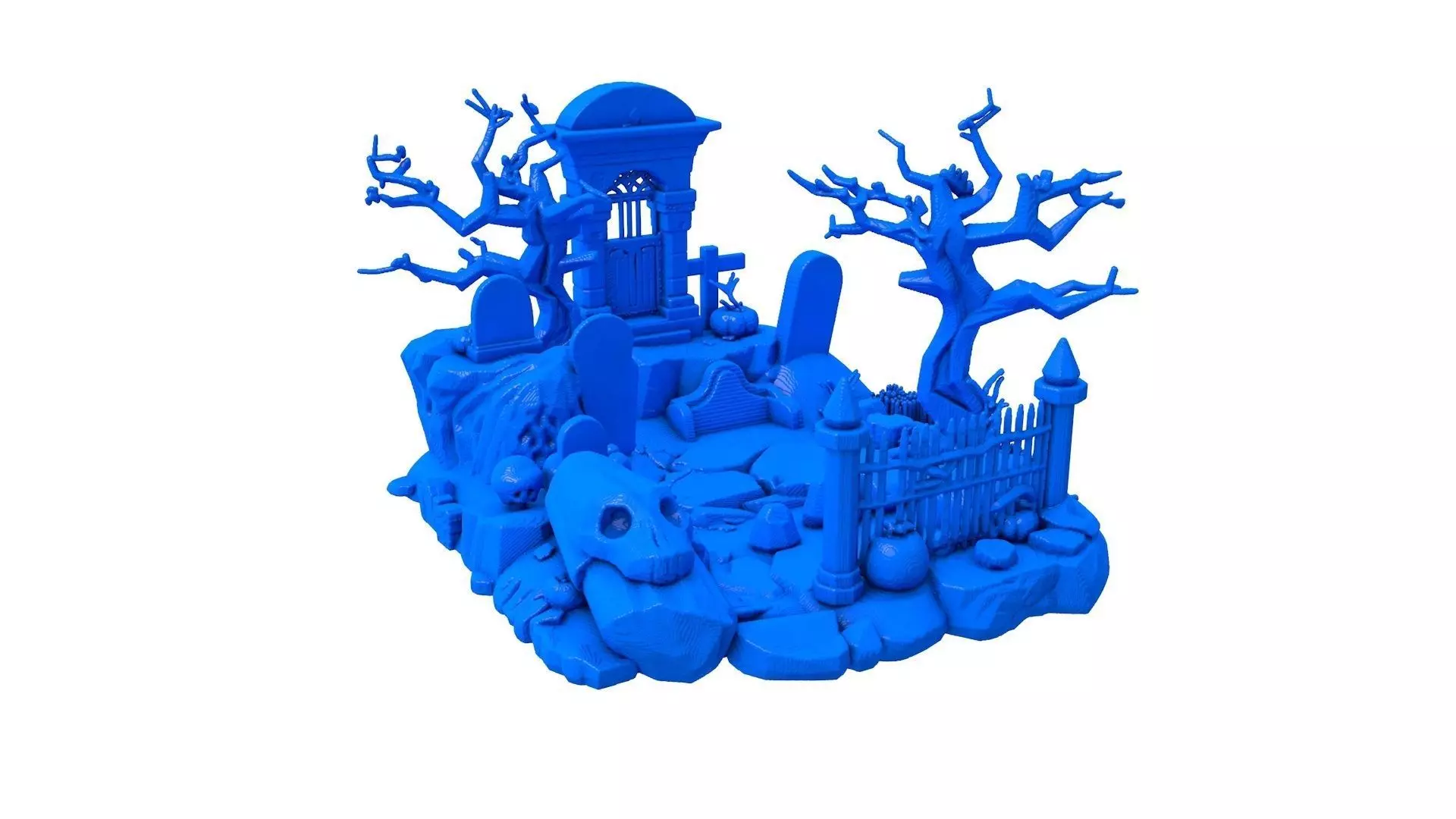 Halloween Ghost - Haunted House - Halloween Graveyard 3D print model