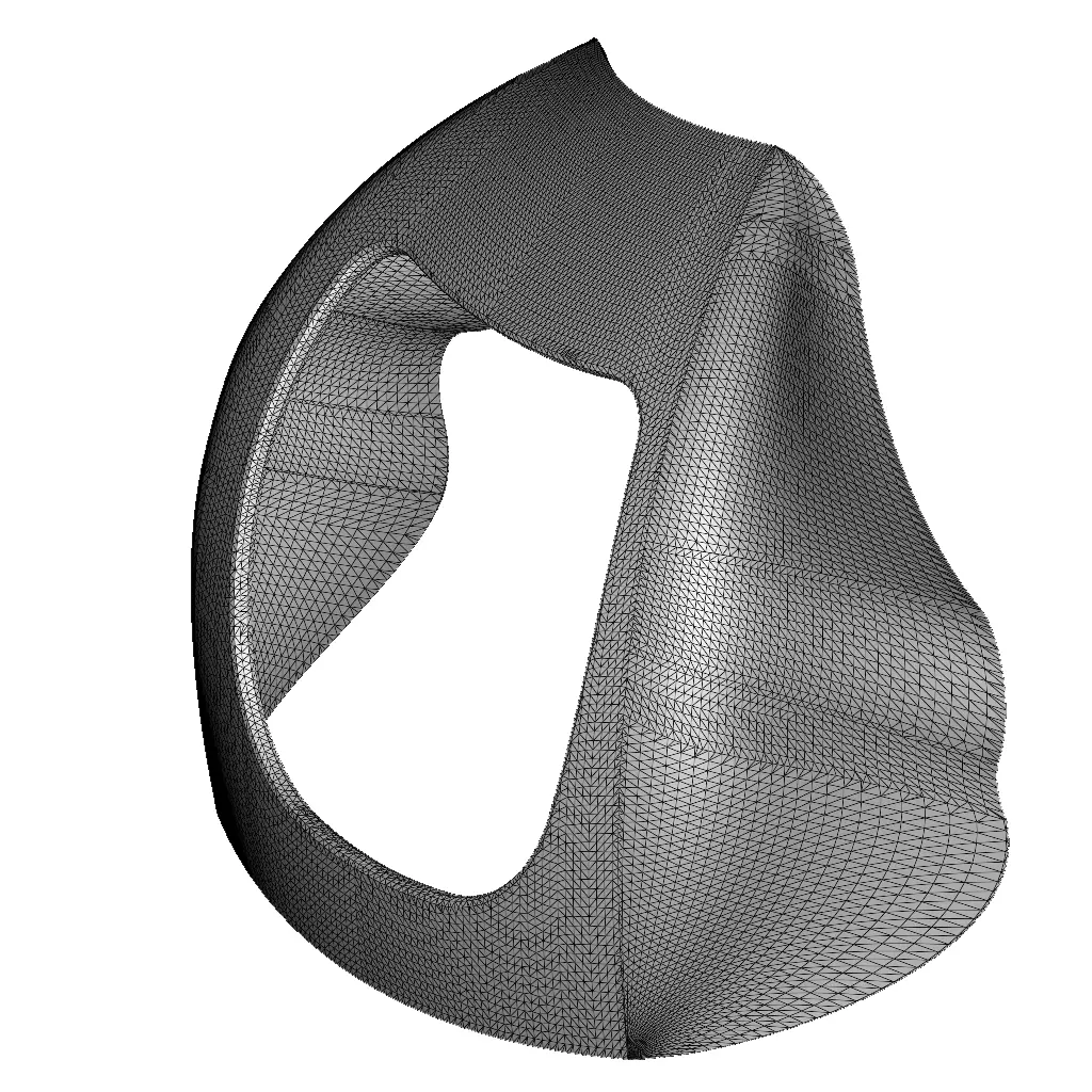 Plastic Bike Visor Toy 3D model_5