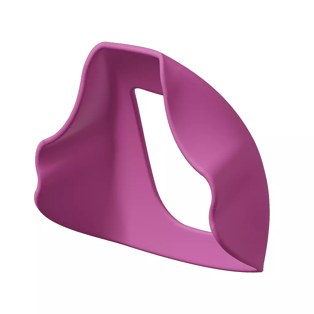 Plastic Bike Visor Toy 3D model_3