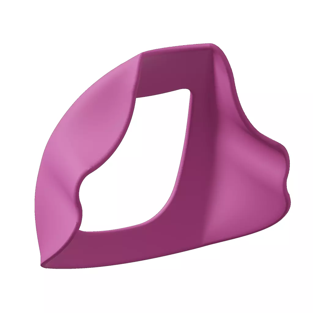 Plastic Bike Visor Toy 3D model_2