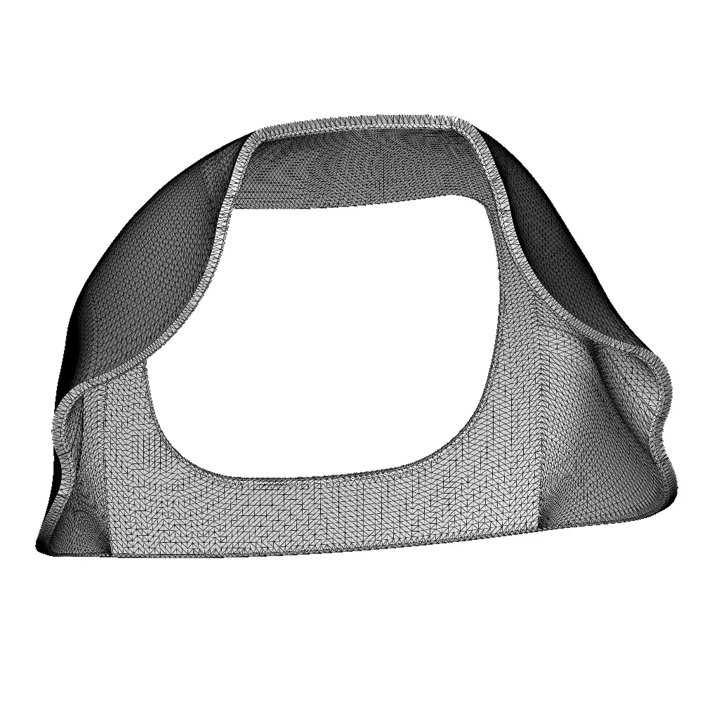 Plastic Bike Visor Toy 3D model_6