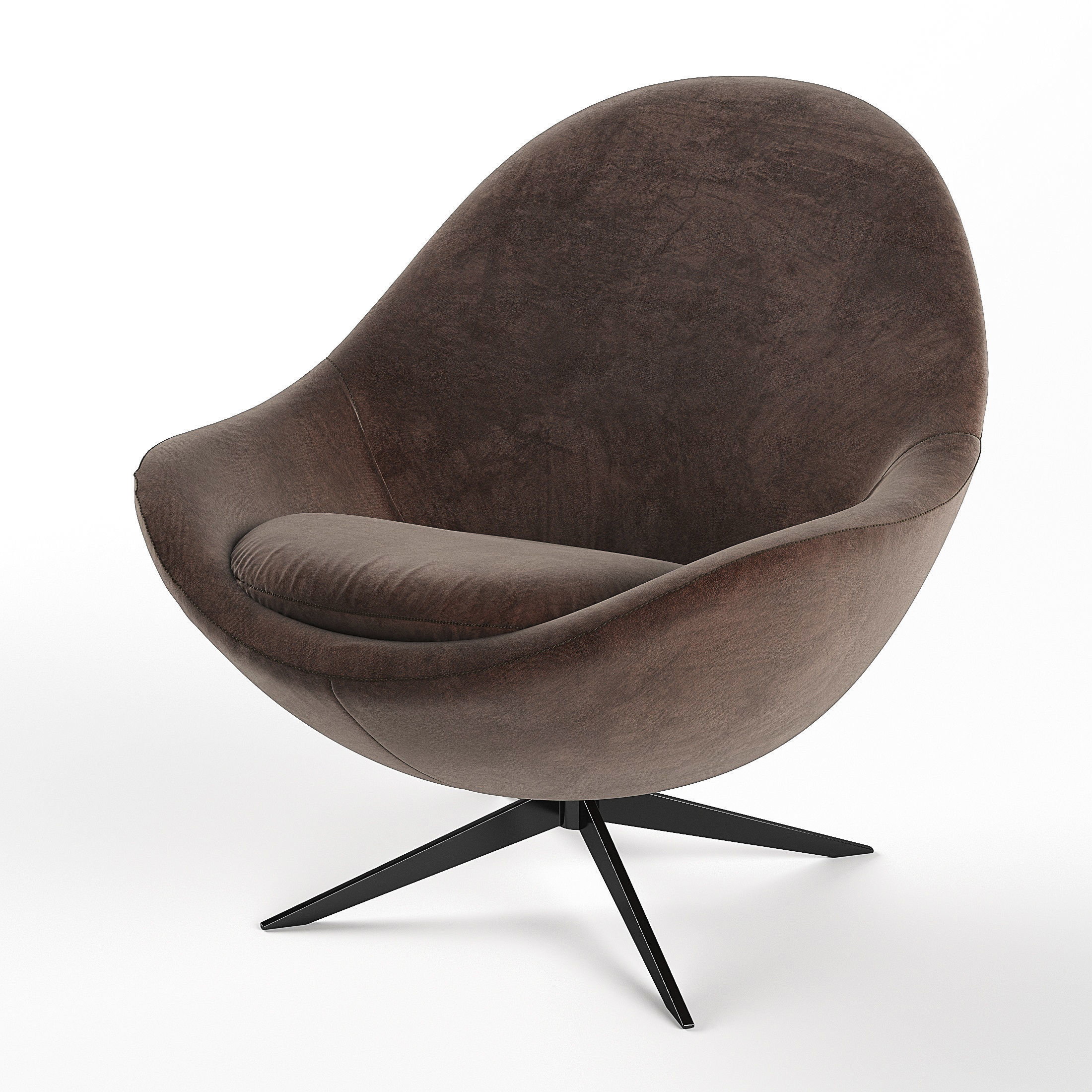 Soor armchair 3D model_3