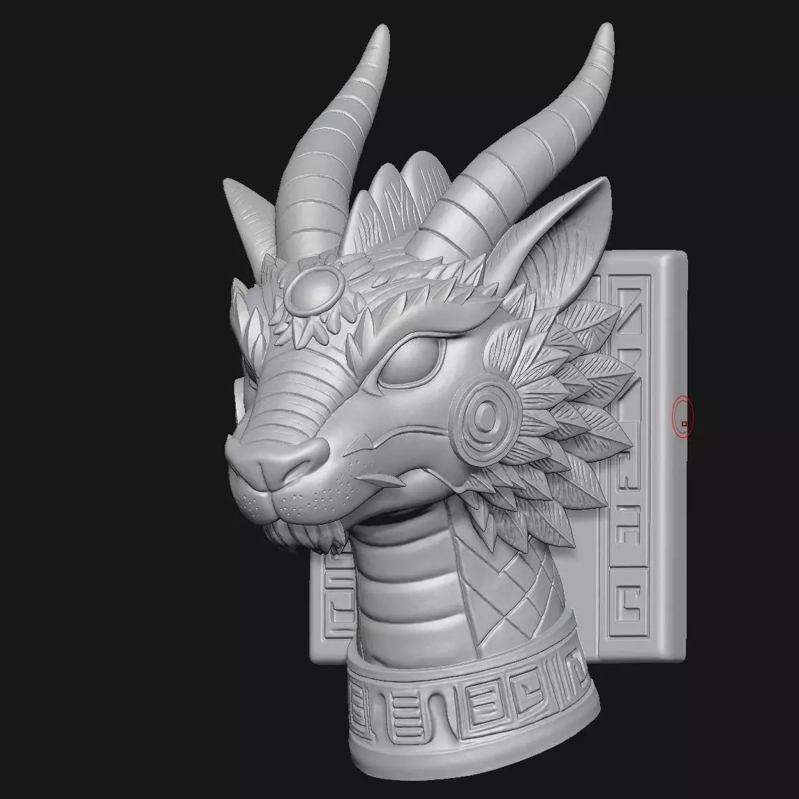 Dragon 3D print model_1