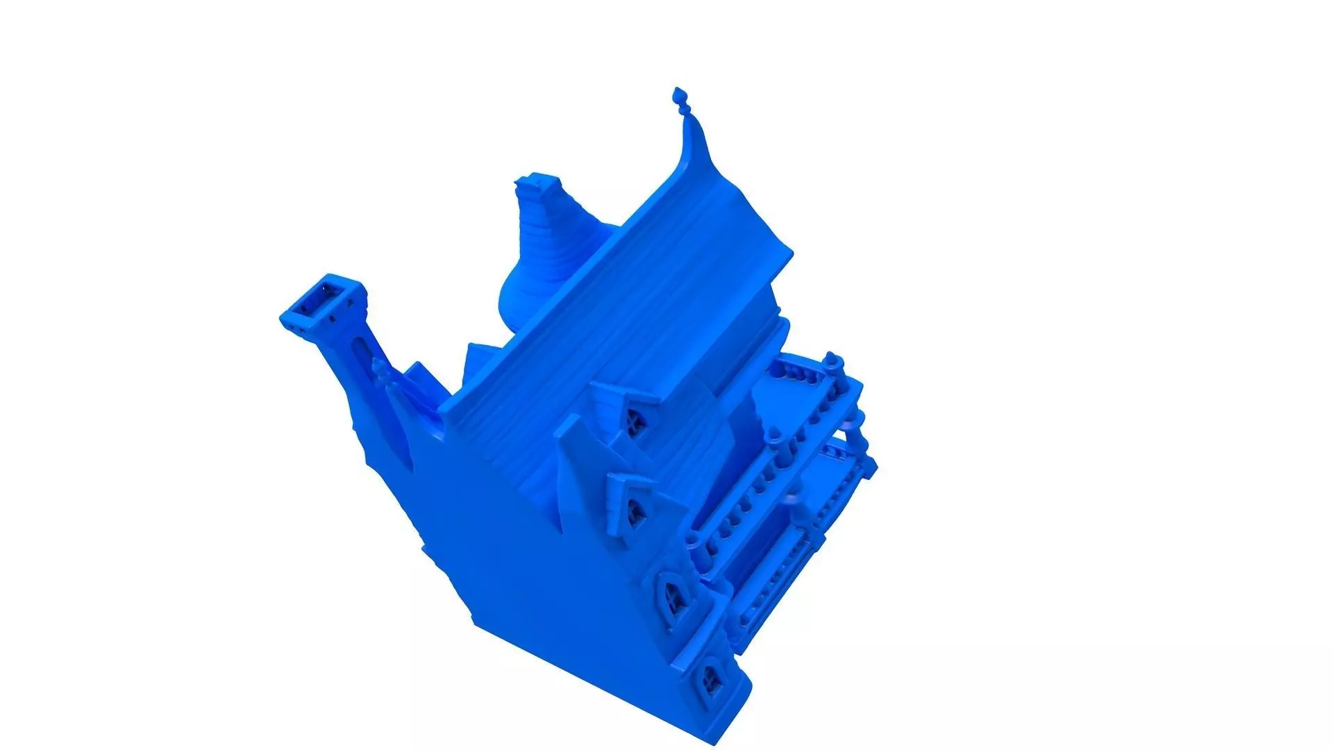 Halloween Ghost - Haunted House -Halloween Graveyard  3D print model_2