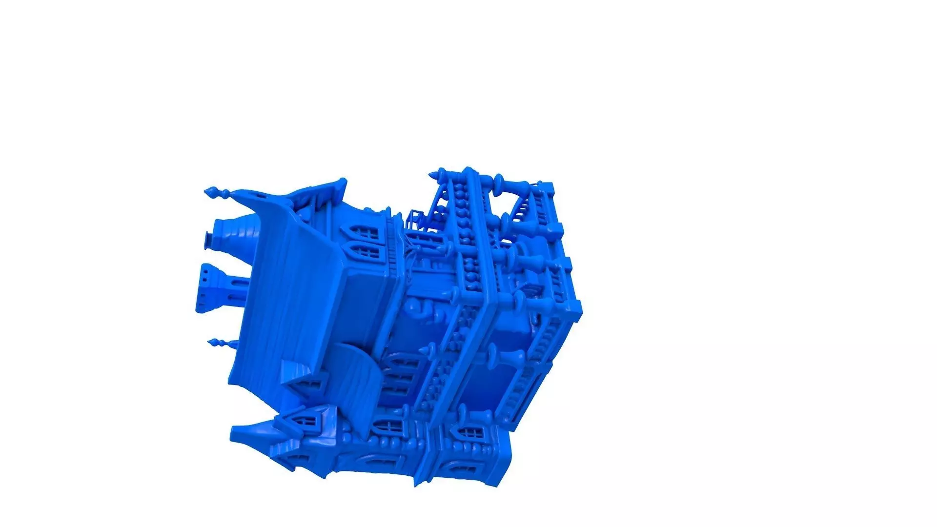 Halloween Ghost - Haunted House -Halloween Graveyard  3D print model_1