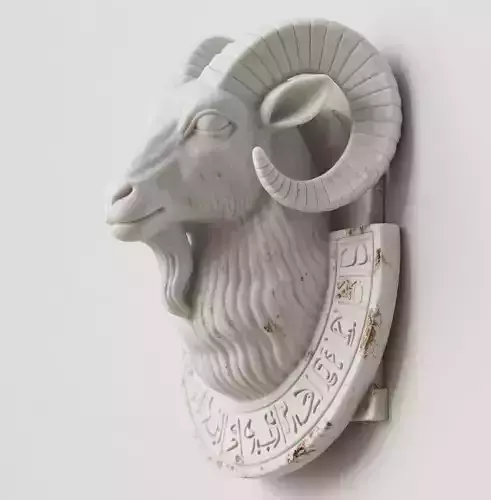 goat sculpture
