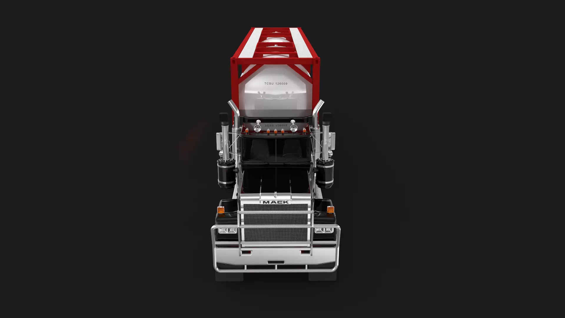 Super-Liner ISO Tank Trailer 3D model_7