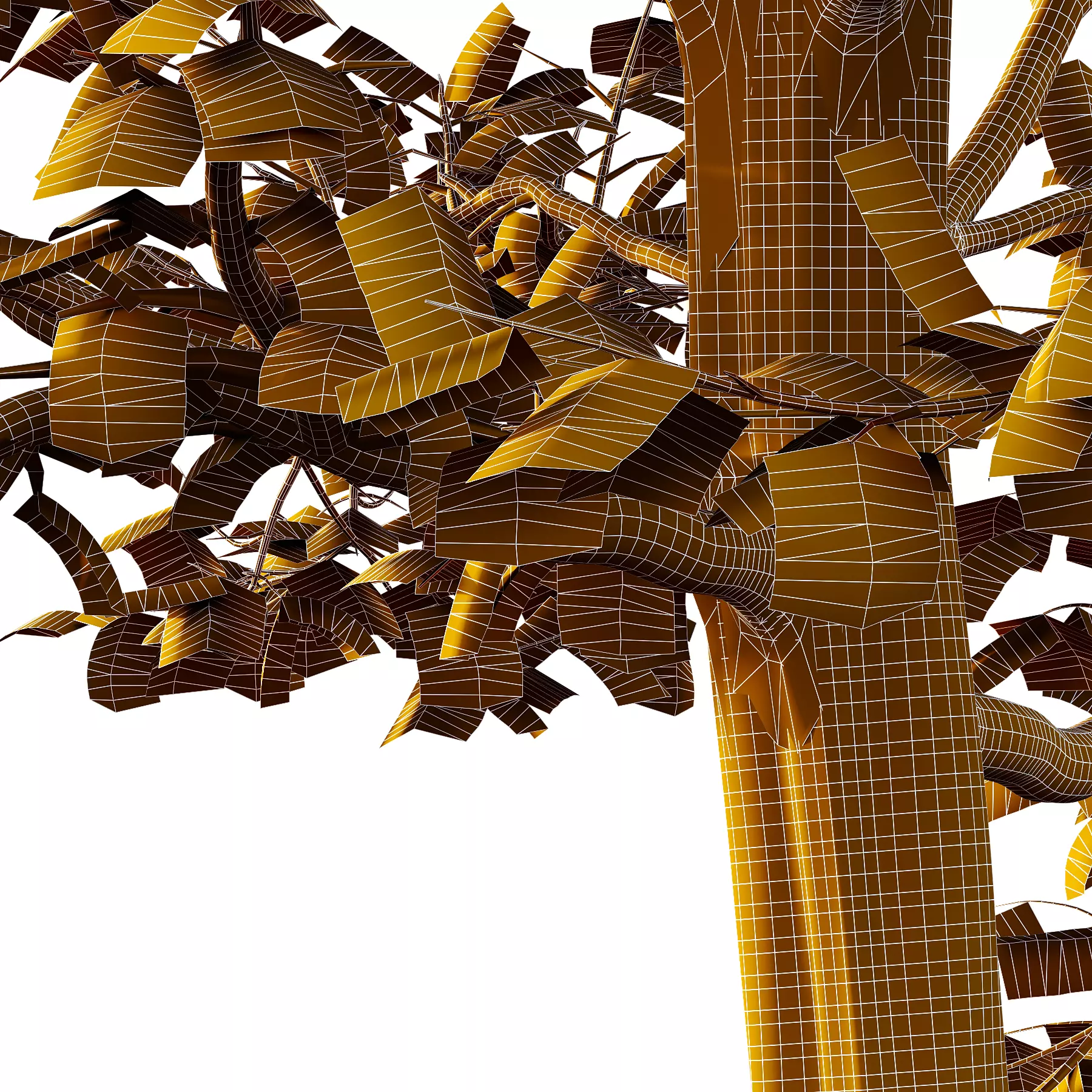 Mountain Ash Tree 19 3D model_4