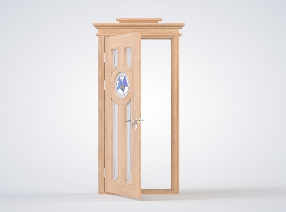 Doors Pack 4 Low-poly 3D model_8