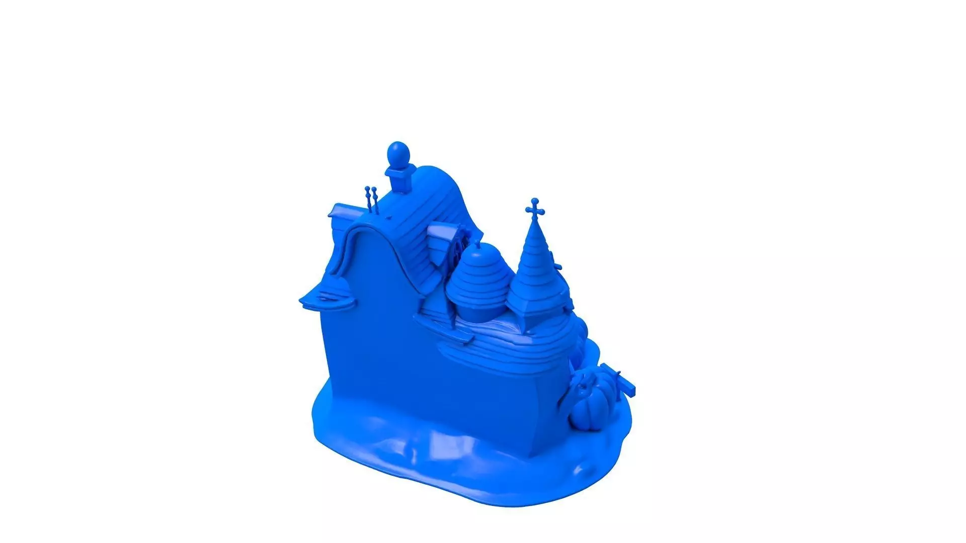 Halloween Ghost - Haunted House - Halloween Graveyard  3D print model_1