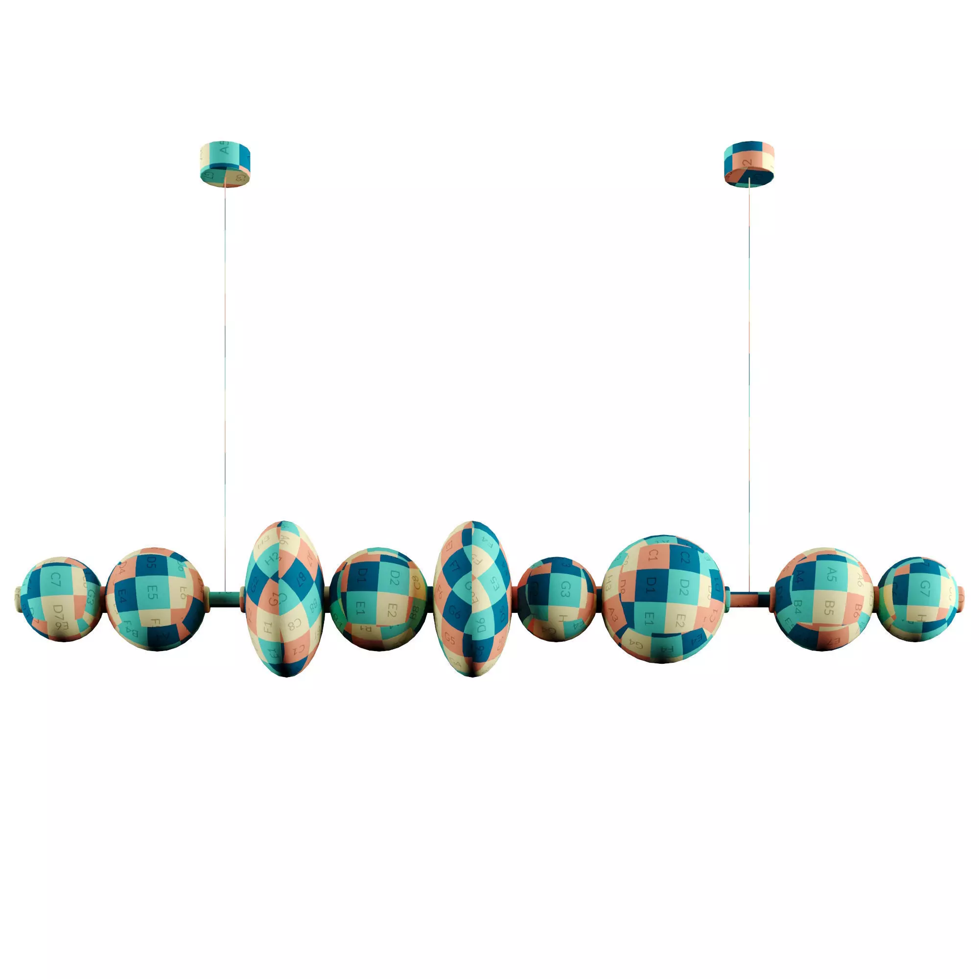 Barry Pendant Lamp by Lampatron 3D model_2