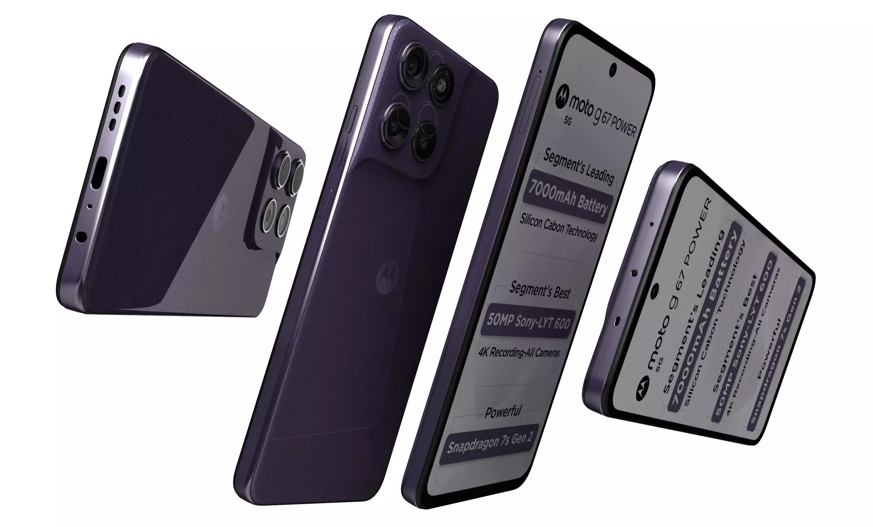 Motorola Moto G67 5G Power All Colors 3D model_7