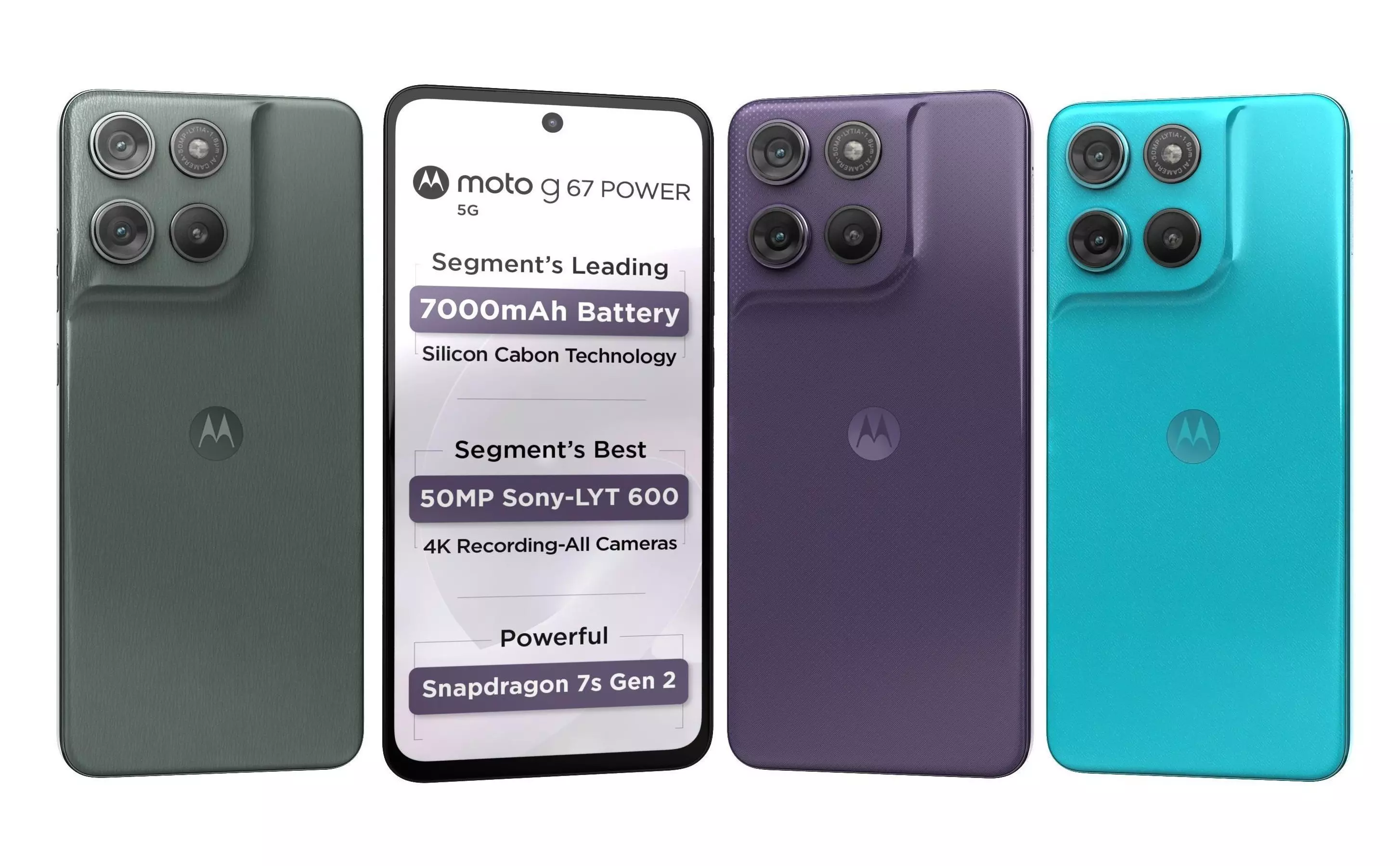 Motorola Moto G67 5G Power All Colors 3D model_0