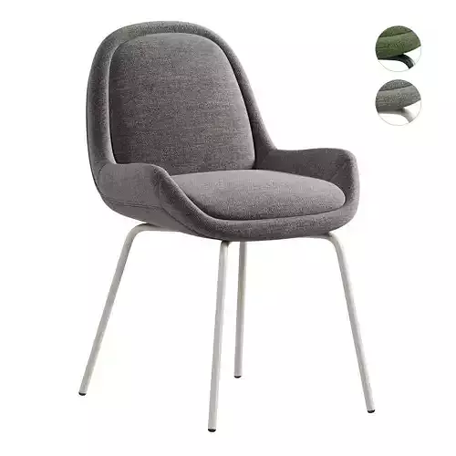 177 Lighten Textile Olive Chair By Divan By