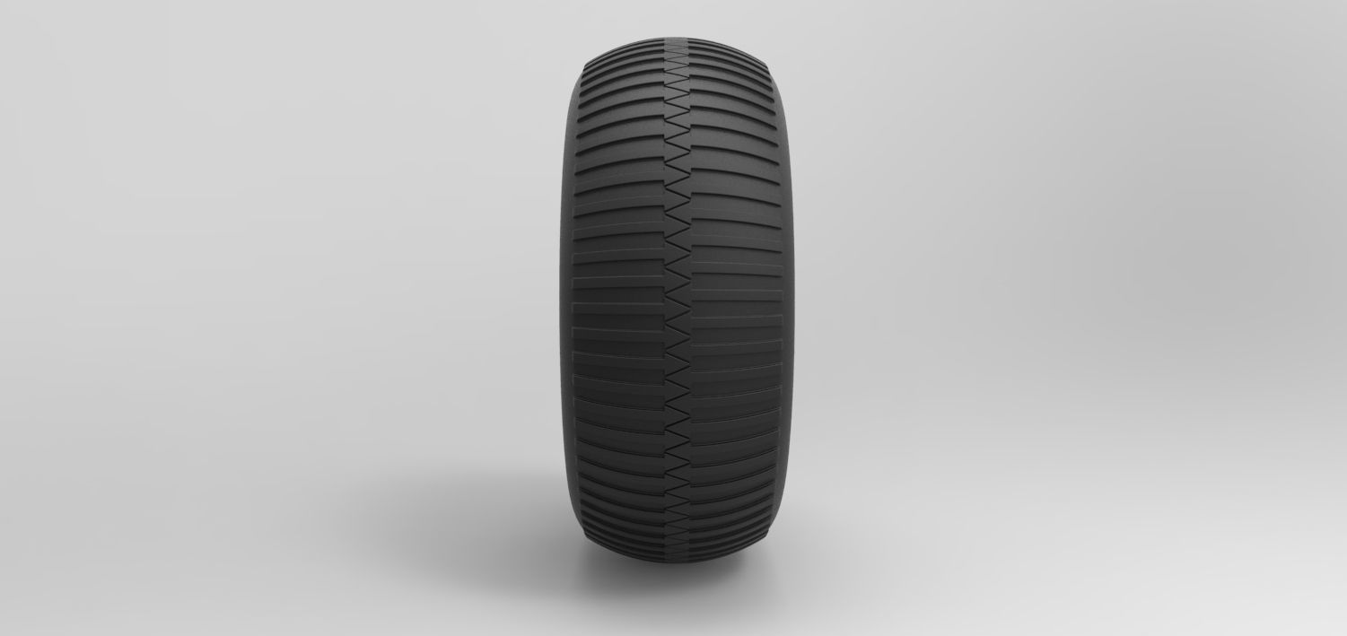 Wheel from Overland train 3D model_2