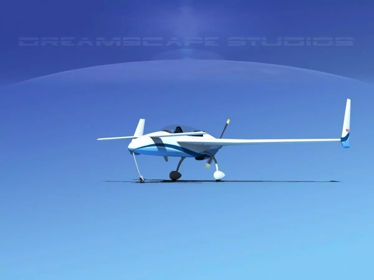Rutan Long-EZ V10 3D model_0