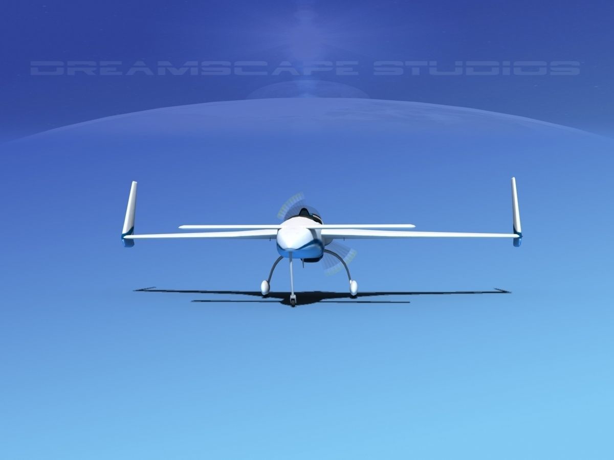 Rutan Long-EZ V10 3D model_1