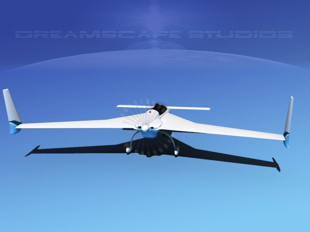 Rutan Long-EZ V10 3D model_6