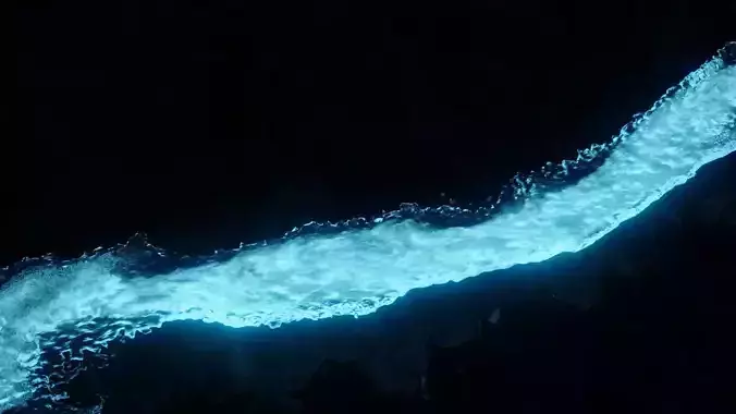 Glowing River Animation