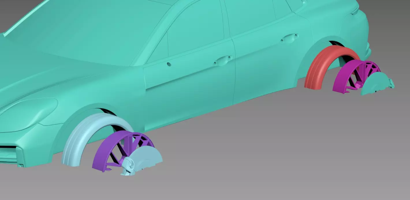 3D Picture Porsche Panamera GTS 2024 3D print model_5