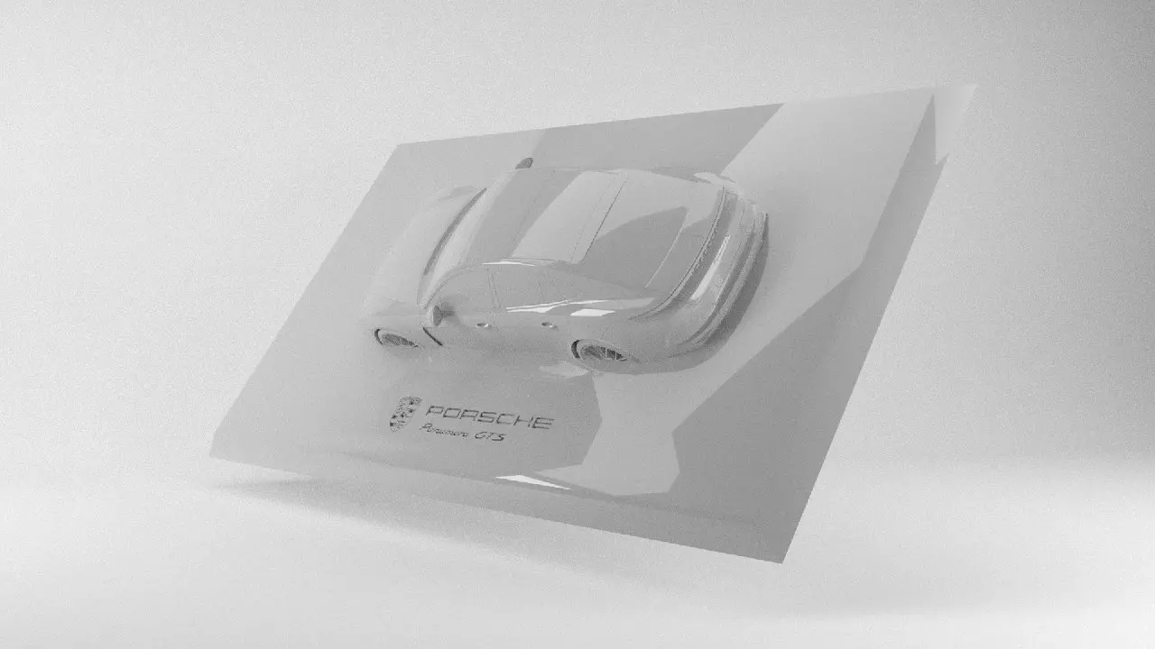 3D Picture Porsche Panamera GTS 2024 3D print model_3
