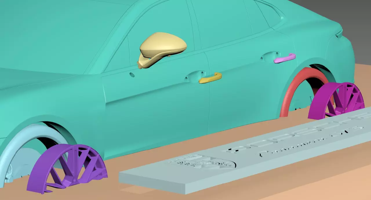 3D Picture Porsche Panamera GTS 2024 3D print model_6