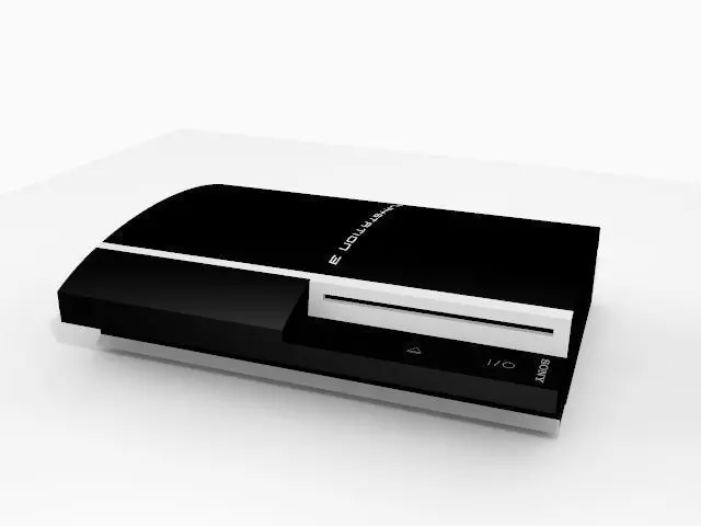 Playstation 3 console Free 3D model