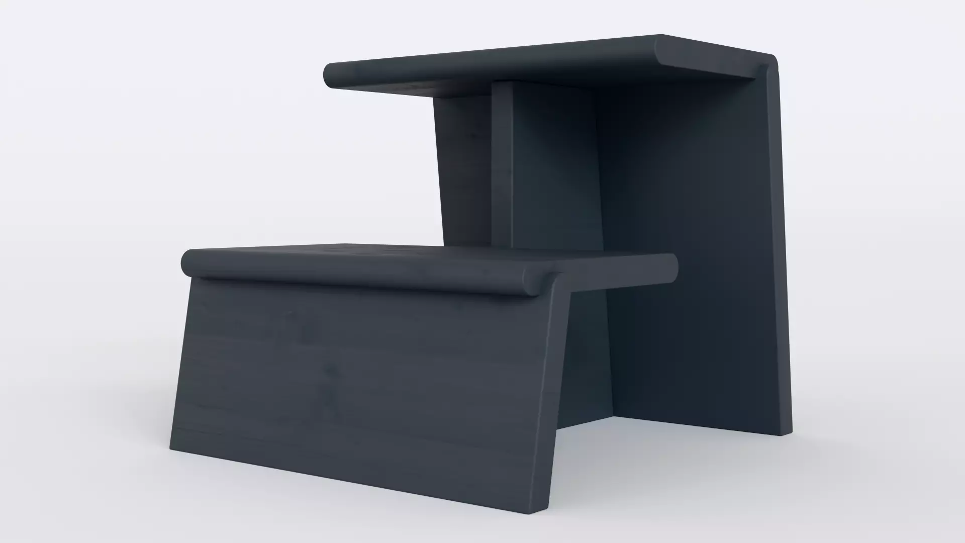 Jut Step Stool Free 3D model_5