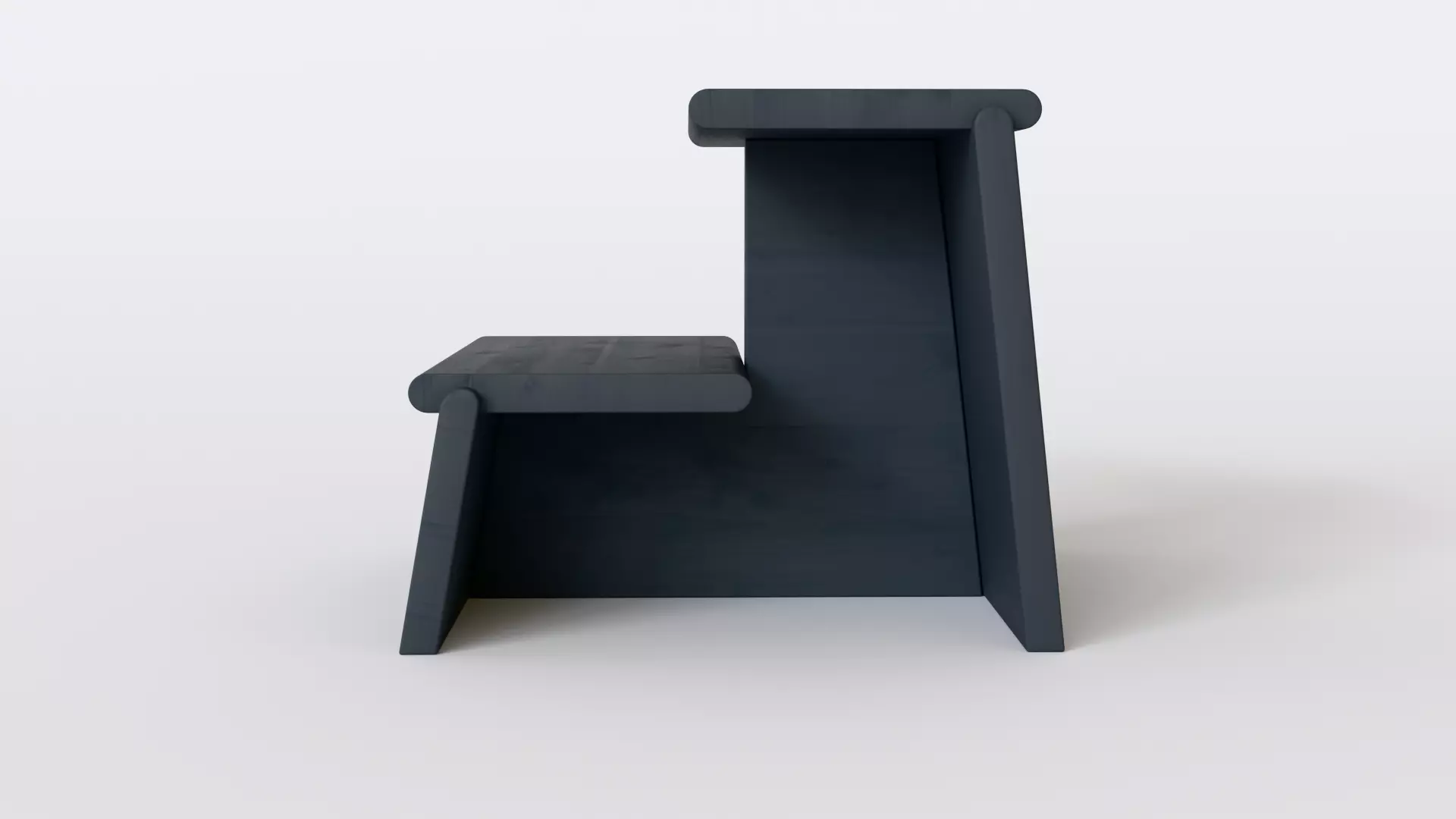 Jut Step Stool Free 3D model_4