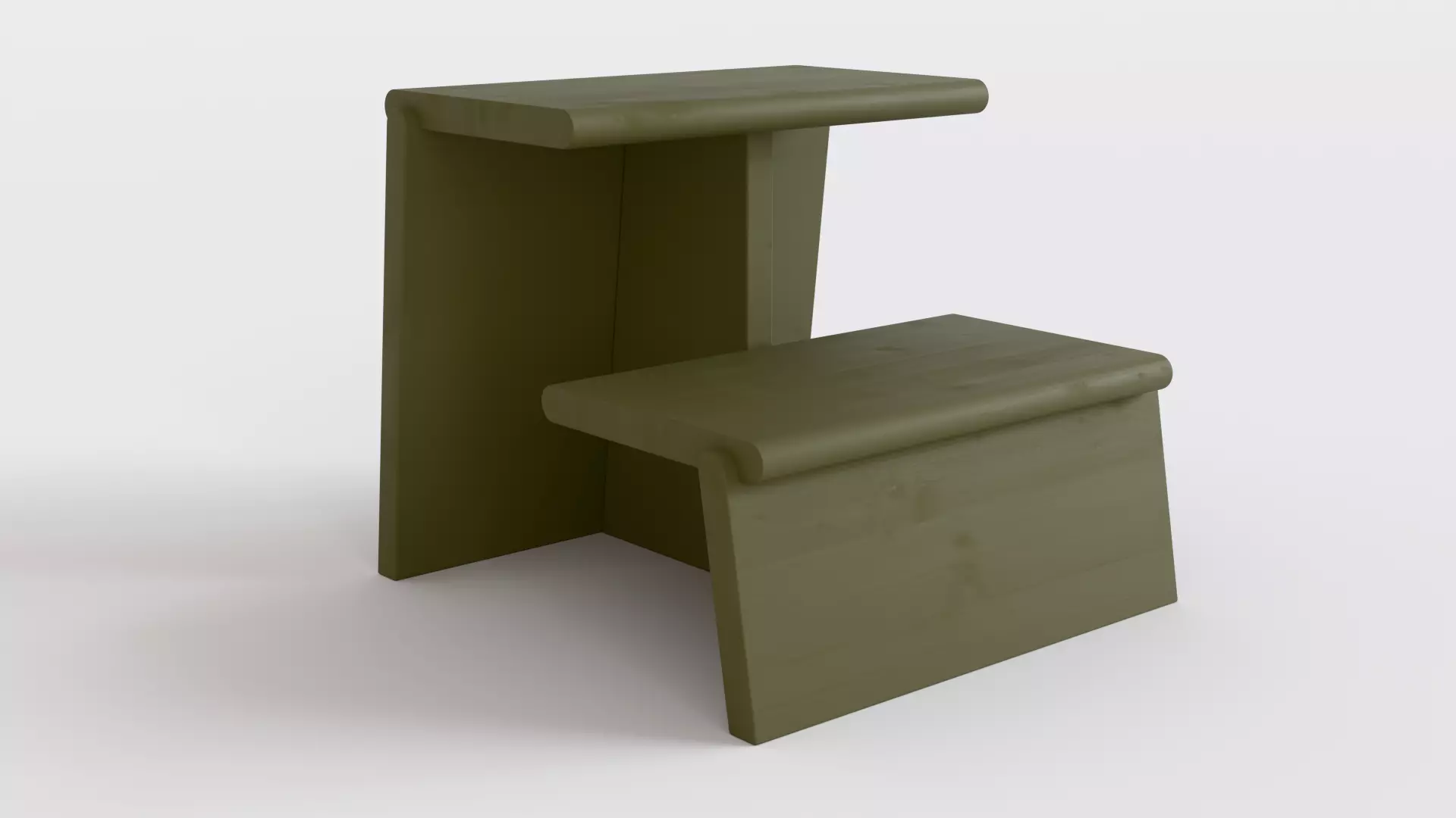 Jut Step Stool Free 3D model_0