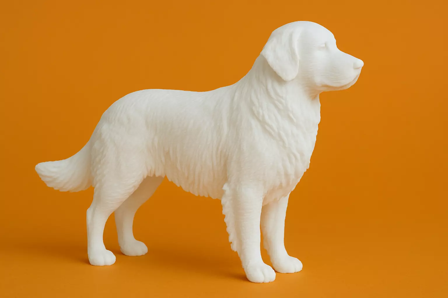 Golden Retriever Animal 3D print model_0