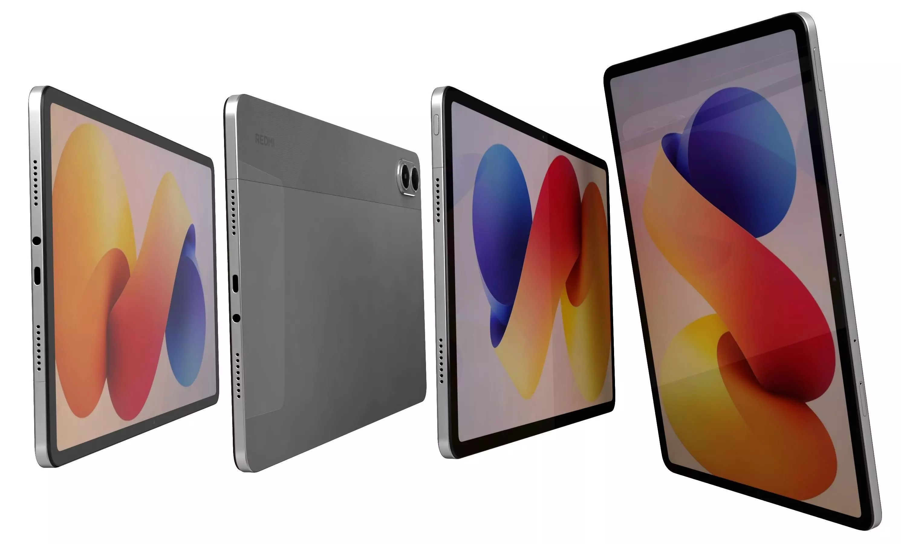 Xiaomi Redmi Pad 2 Pro 5G Silver 3D model_23