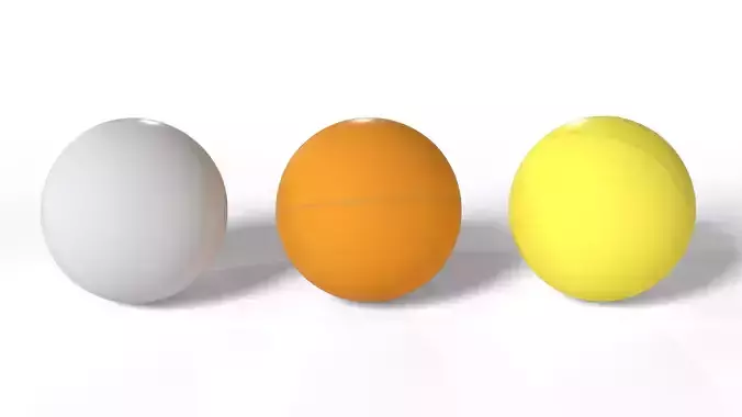 Ping pong balls without logo