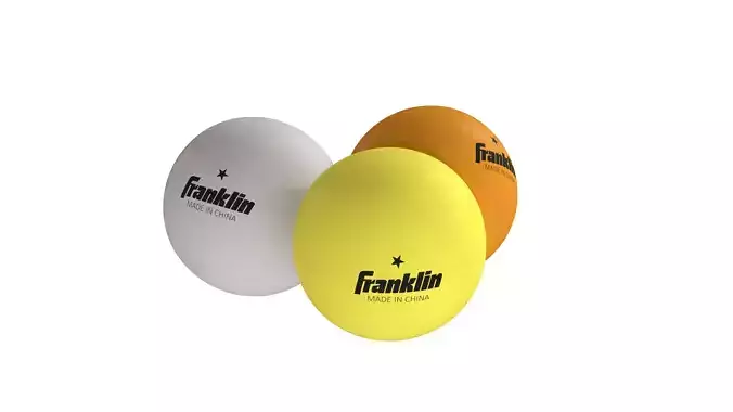 Ping pong balls Franklin logo