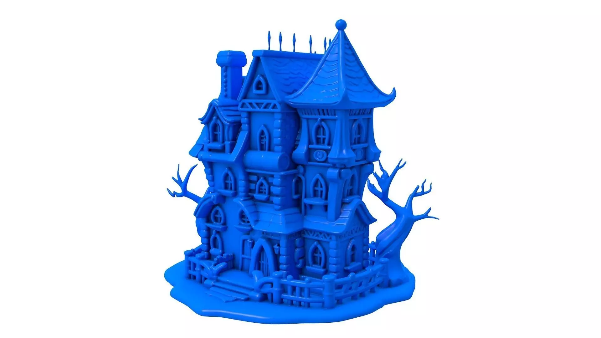 Halloween Ghost - Haunted House - Halloween Graveyard 3D print model