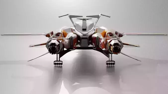 Aegis-Orca futuristic fighter jet